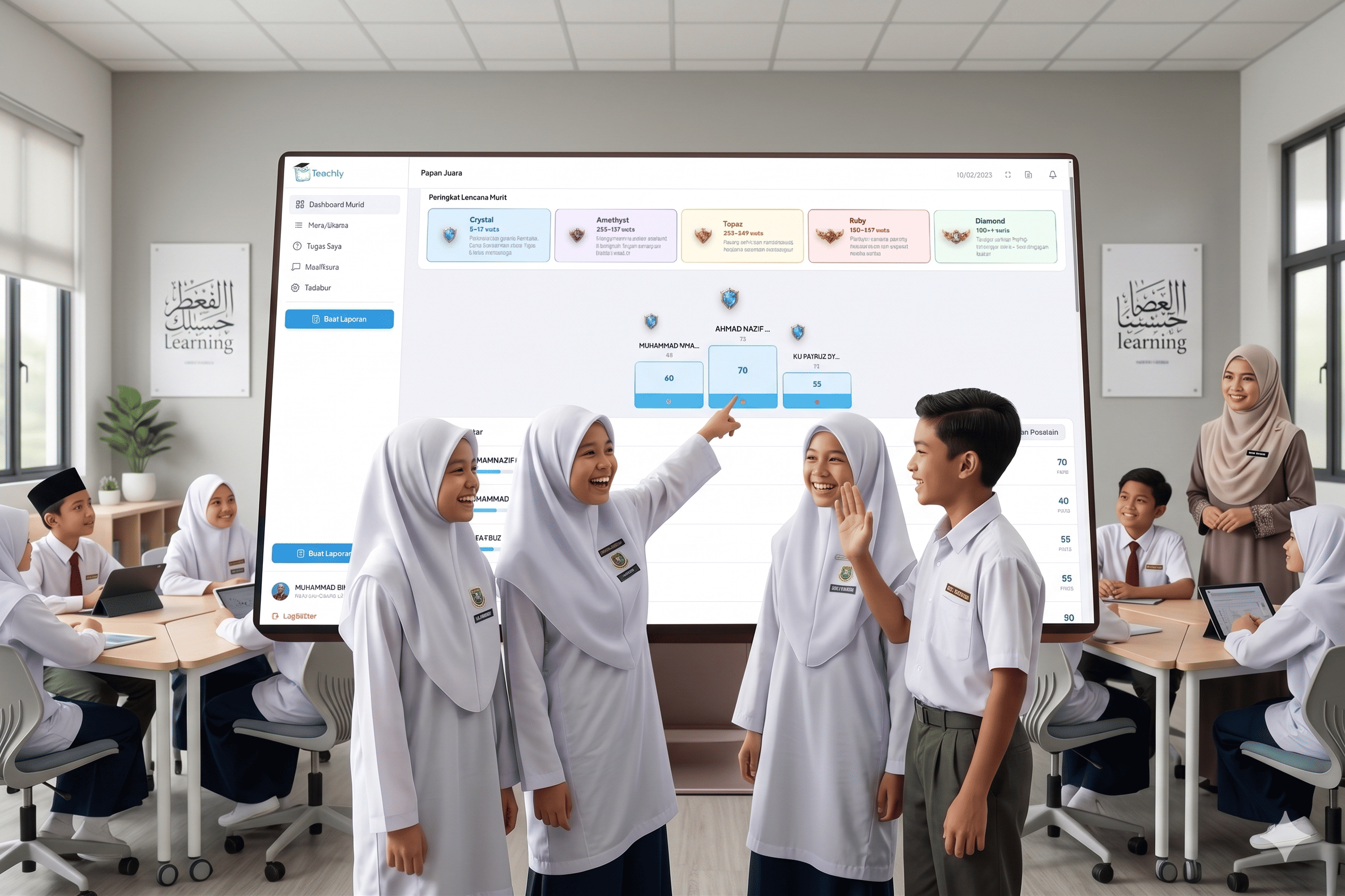 Teachly dalam kelas